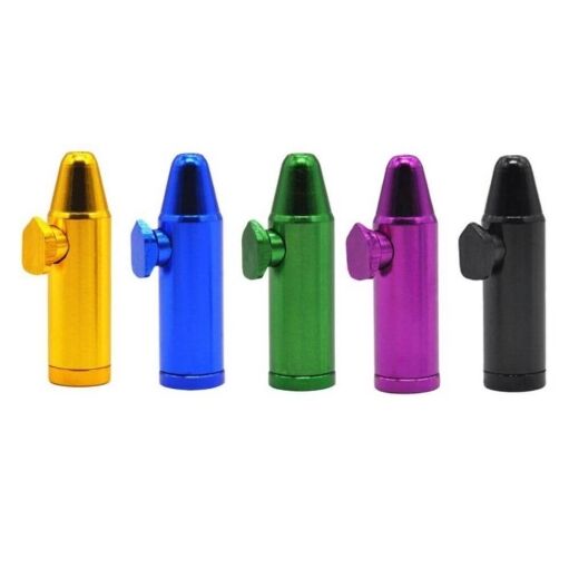 Premium Aluminum Snuff Bullet "Hollow Point" Display