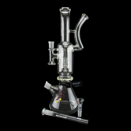ROOR X Eleven30 2-in-1 15" Mini Beaker Water Pipe & Dab Rig - 009