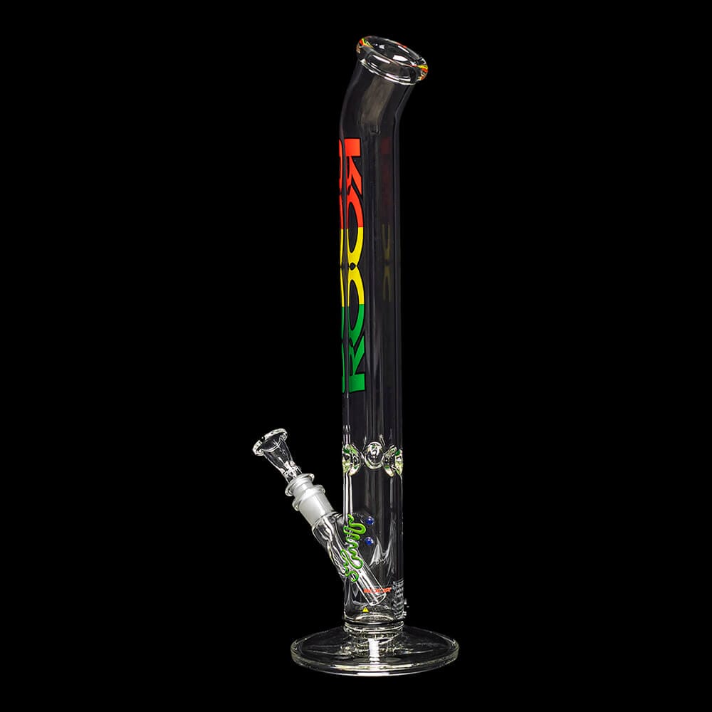 ROOR Classic 18" Straight Tube Bent Neck "Rasta" 02