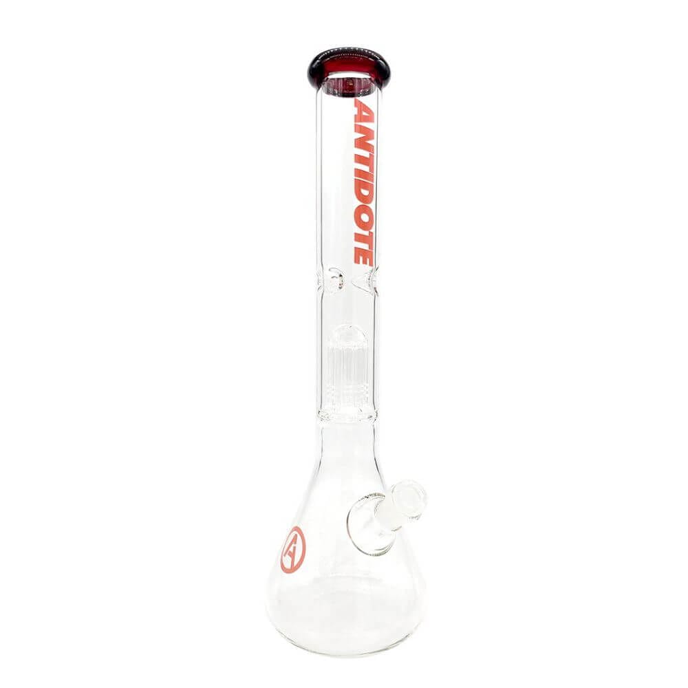 Antidote 16" Red Eye Beaker w/ 8-arm Tree Perc