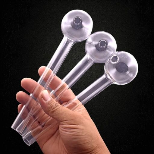 8" Jumbo Glass Oil Burner Pipe - 01