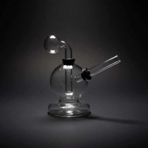 Clear Round Base Oil Burner Rig - 03