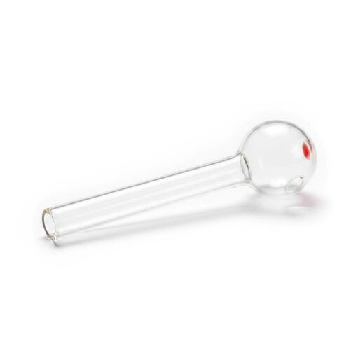 Red Dot Thick Glass Oil Burner Pipe - 02