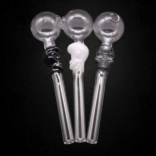 Skull Grip Oil Burner Pipe - 03
