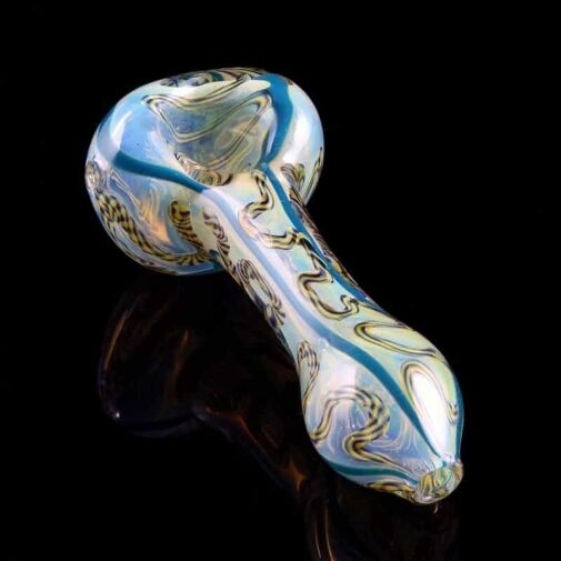 Silver Fumed Spoon Pipe