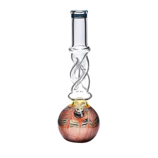 4:20 Generic Label 10" Twisted Glass Mixed Color Water Pipe / 2