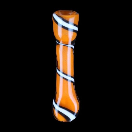 Chameleon Glass Clown Fish Chillum Glass Hand Pipe