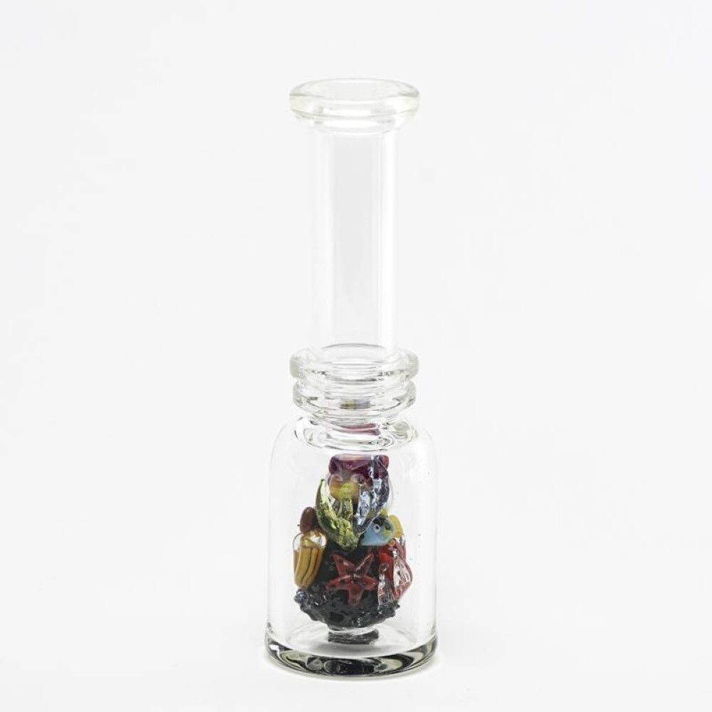 Empire Glassworks Save The Sea Mini Beaker Water Pipe - 3