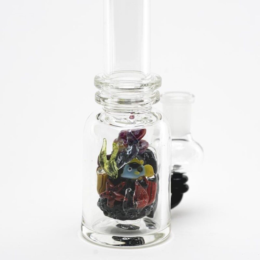 Empire Glassworks Save The Sea Mini Beaker Water Pipe - 5