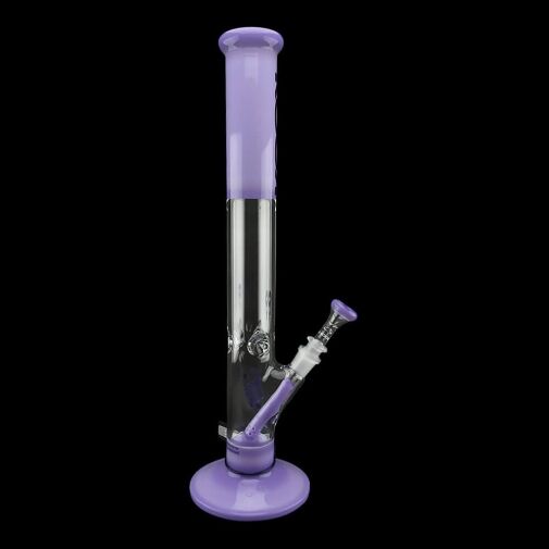 ROOR Custom Classic 18" Straight Water Pipe 50mm x 5mm - Purple - 007