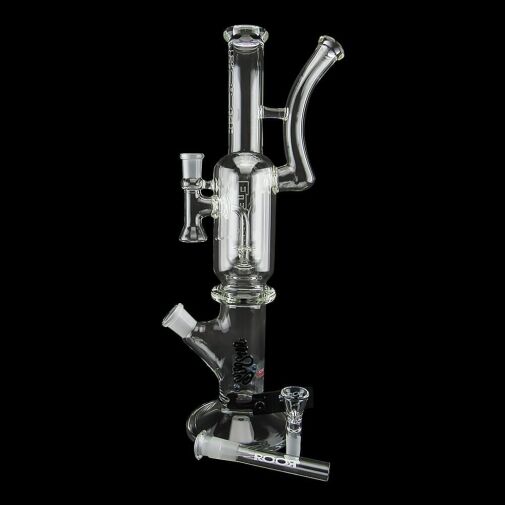 ROOR X Eleven30 2-in-1 15" Mini Straight Tube Water Pipe & Dab Rig - 009