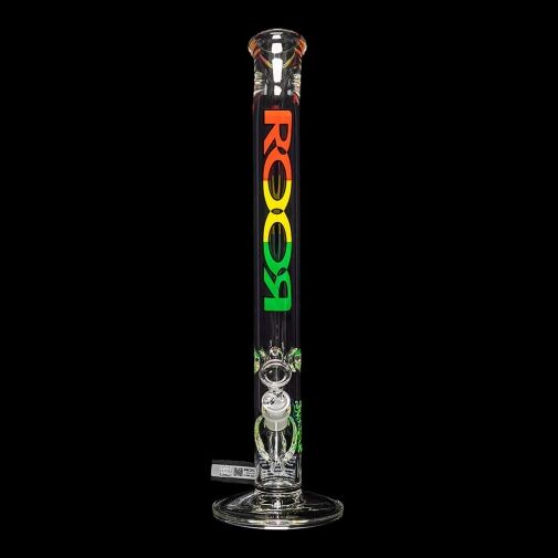 ROOR Classic 18" Straight Tube Bent Neck "Rasta" 07