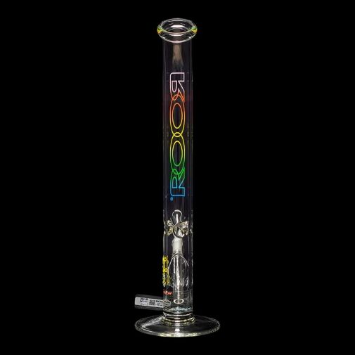 ROOR Classic 18" Straight Tube Bent Neck "Rasta Outline" 03