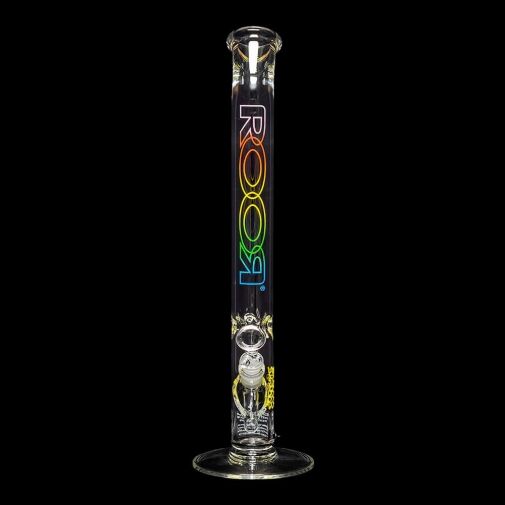 ROOR Classic 18" Straight Tube Bent Neck "Rasta Outline" 07