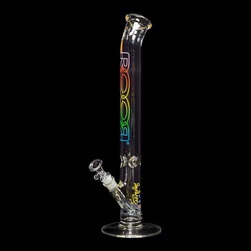 ROOR Classic 18" Straight Tube Bent Neck "Rasta Outline" 08