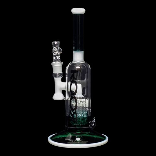 ROOR Tech 12″ Fixed Stemless Bubbler – Jade & White 02