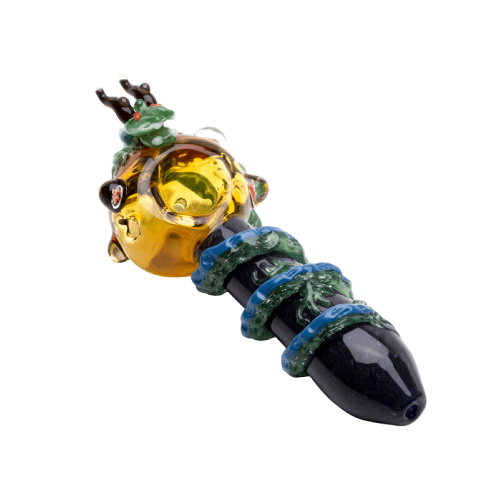 Empire Glasswork Dragon Sphere Hand Pipe - Small 01