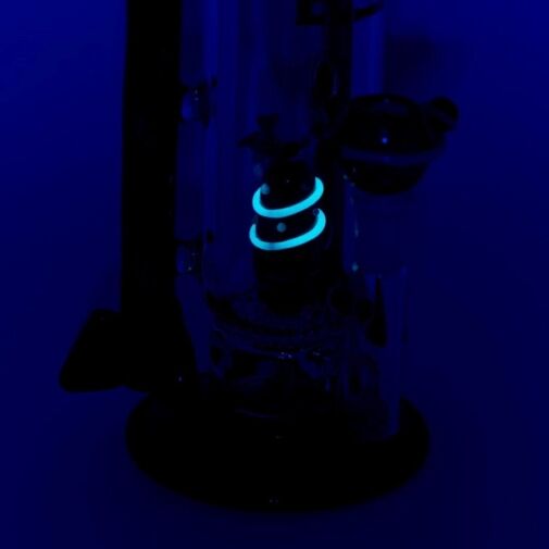 Empire Glassworks Galactic Flagship Rocket Ship Water Pipe 07