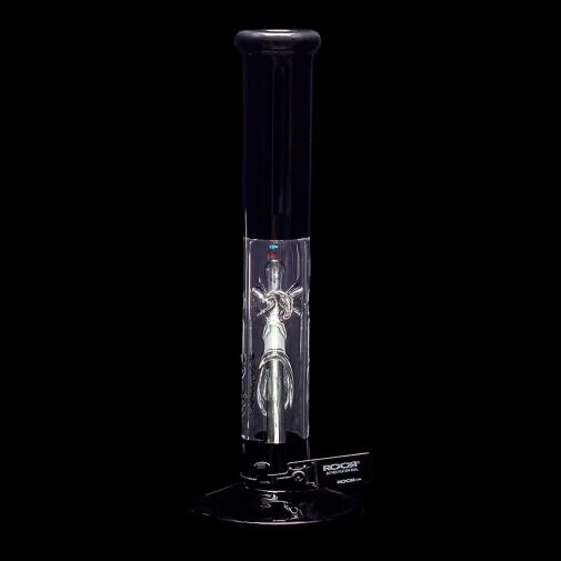 ROOR Custom Classic 14" Straight Water Pipe 50mm x 5mm - Black - 03