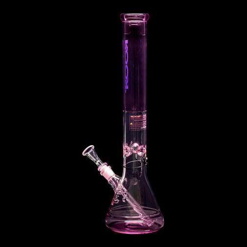 ROOR Custom Classic 18″ Beaker Bong 50x5mm – Translucent Pink - 02