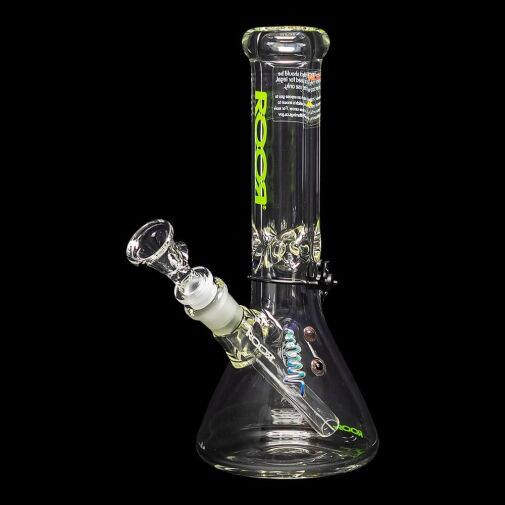 ROOR Mini 10" Beaker Water Pipe 40x7mm - Green - 08