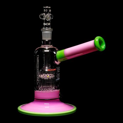 ROOR Tech Fixed Stem 8" 10-Arm Tree Bubbler - Pink & Mint - 02