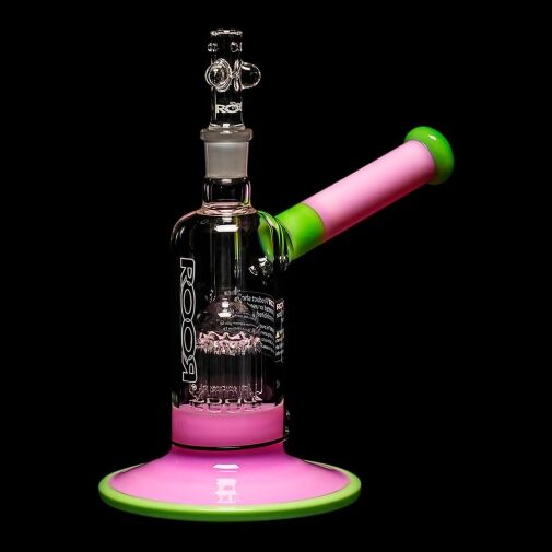 ROOR Tech Fixed Stem 8" 10-Arm Tree Bubbler - Pink & Mint - 08