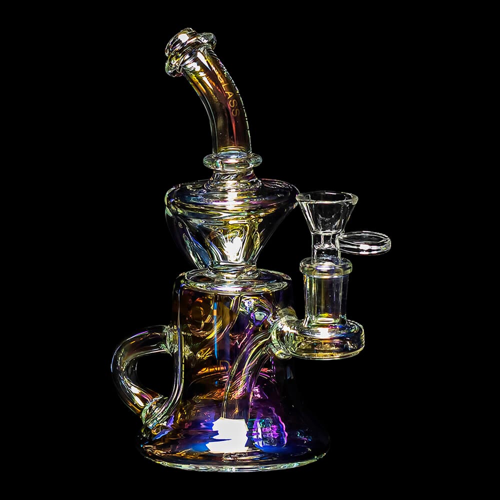 Diamond Glass Bottles Recycler - Fumed - 02