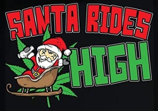 Santa Rides High Xmas