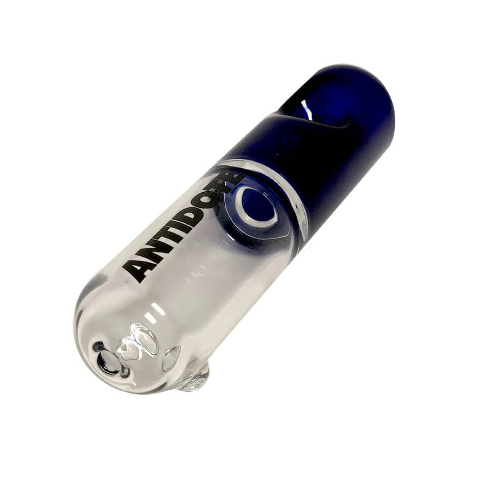 Antidote Steamroller Hand Pipe - Blue - 01