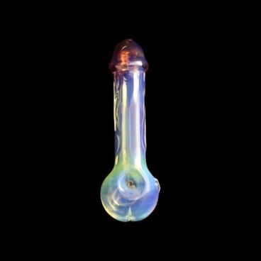 penis tobacco pipe Empire Glassworks Large Spoon Hand Chameleon Glass | Mr. Johnson