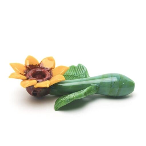 Empire Glassworks Sunflower Sherlock Hand Pipe - 4