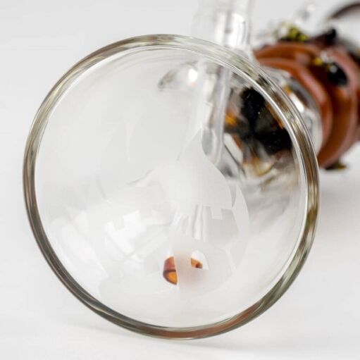 Empire Glassworks Save The Bee's Beaker Water Pipe 05