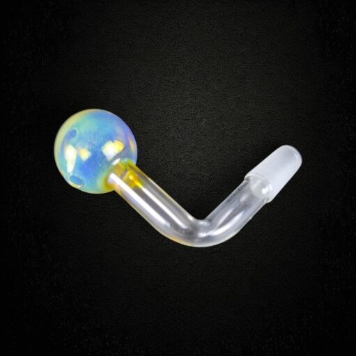Thick Fumed Glass OIl Burner Attachment - 14mm Male - 02