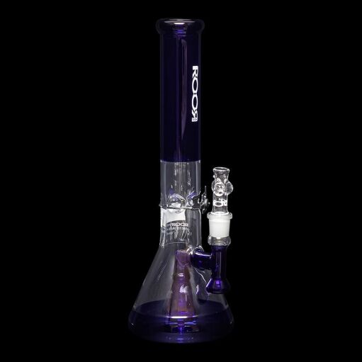 ROOR Tech Mini 14" Fixed Stem Beaker - Blue & Clear - 06
